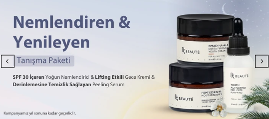 Tanışma Paketi #3 ( Gece Kremi + Gündüz Kremi + Peeling Serum )